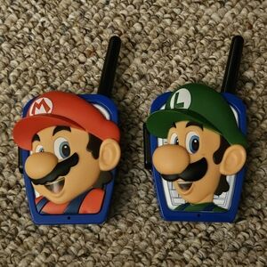 2020 Nintendo eKids Super Mario And Luigi Walkie Talkies